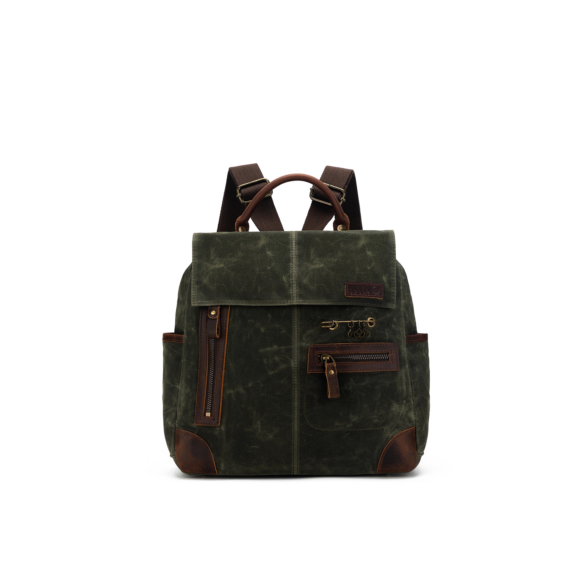 Maker's Midi Backpack | Olive | dellaQ.com – della Q Retail