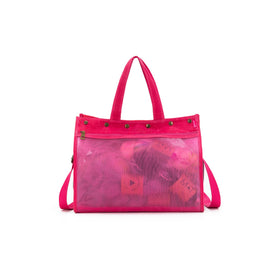 Maker's Mesh Tote | Vivid Rose