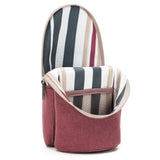 Standing Needle Case | Linen Wine