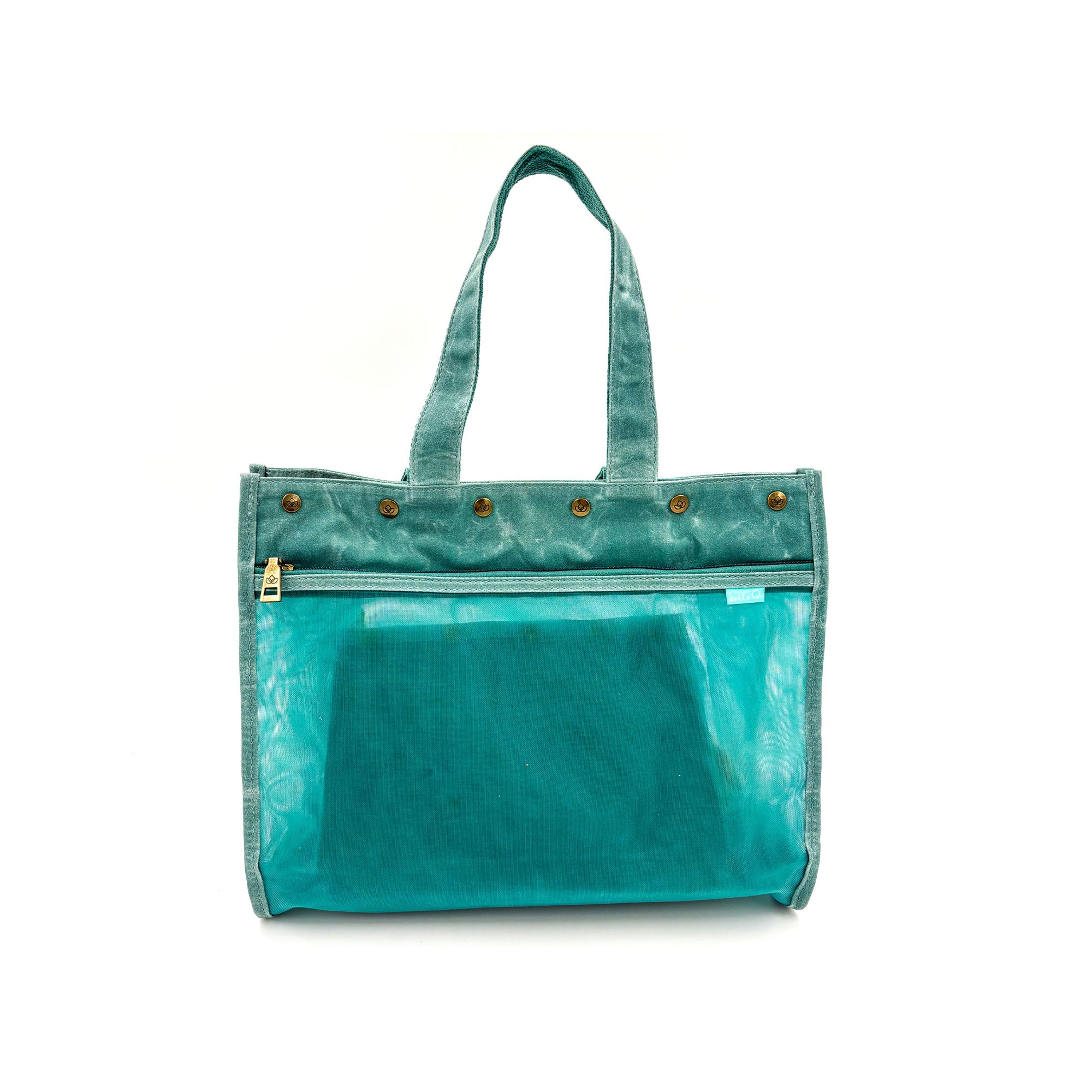 Maker's Mesh Tote Teal PREORDER della Q Retail