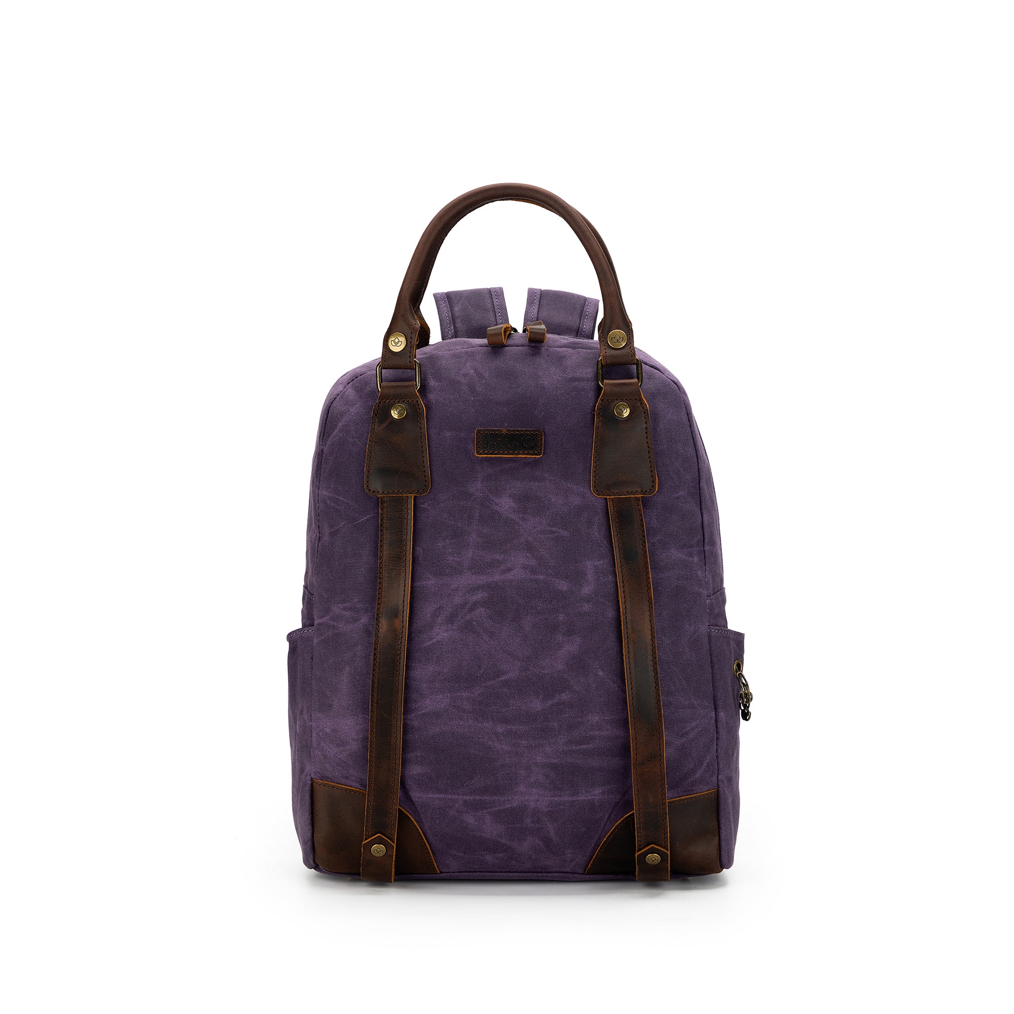 Maker s Canvas Backpack Purple della Q Retail