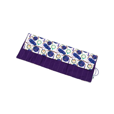 Crochet Roll | Coffee and Yarn Purple Fabric Print (PREORDER)