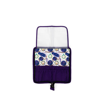 DPN/Crochet Hook Case | Coffee and Yarn Purple