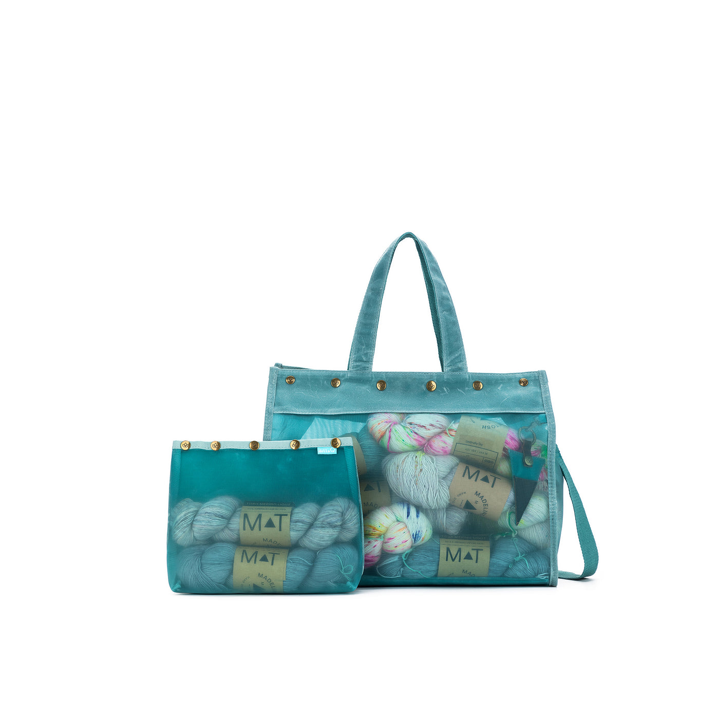 Maker's Mesh Tote | Teal