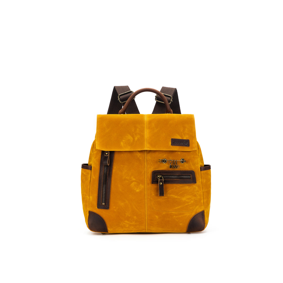 Maker's Midi Backpack | Mustard | dellaQ.com – della Q Retail