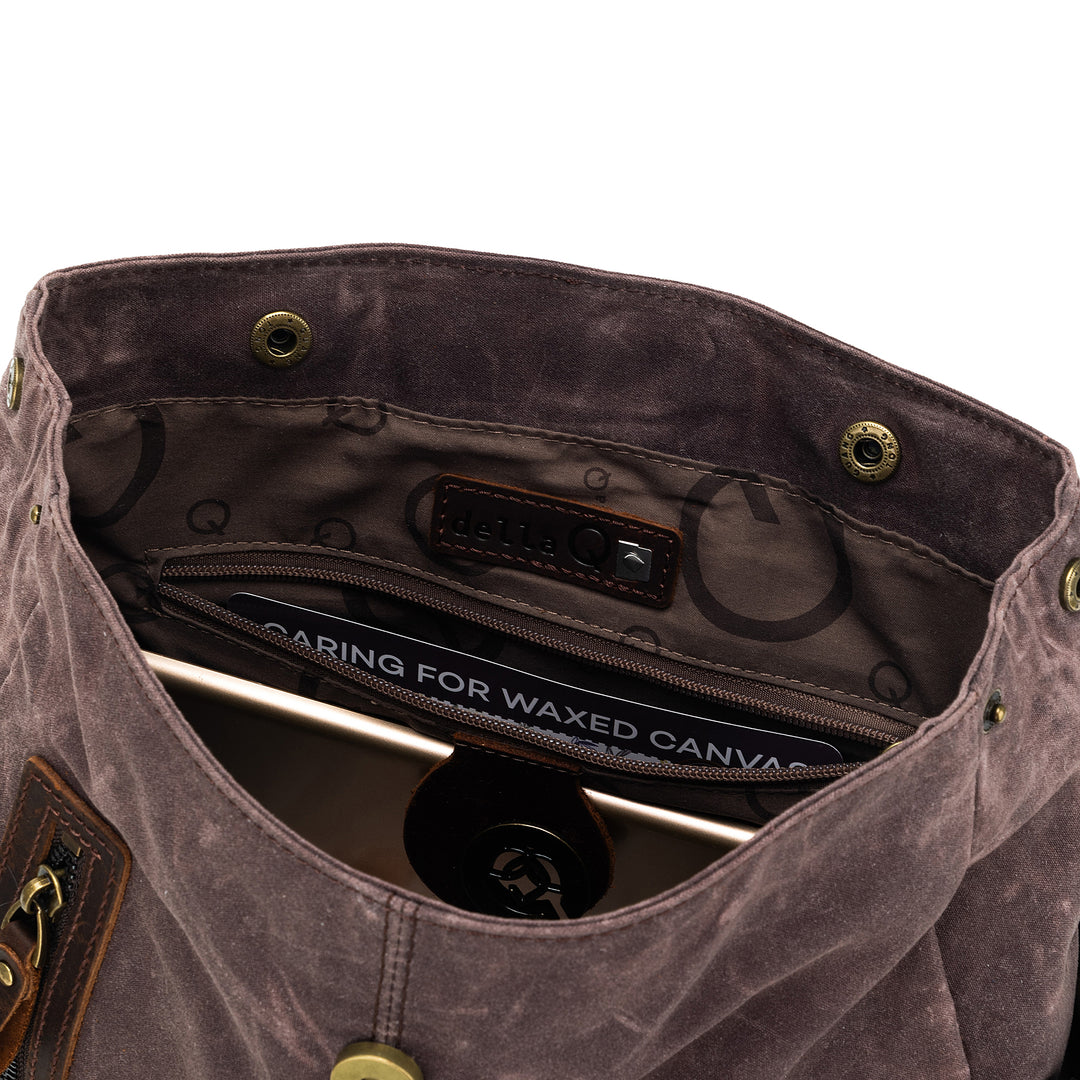Maker's Midi Backpack | Cocoa | dellaQ.com – della Q Retail