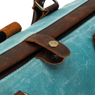 Maker's Canvas Satchel | Teal