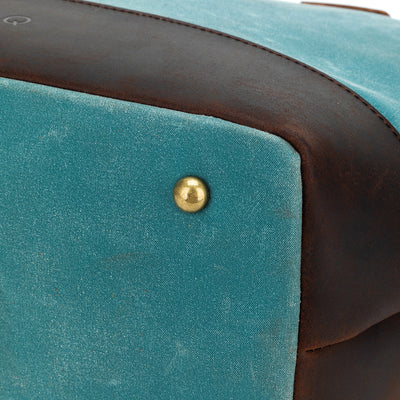 Maker's Canvas Satchel | Teal