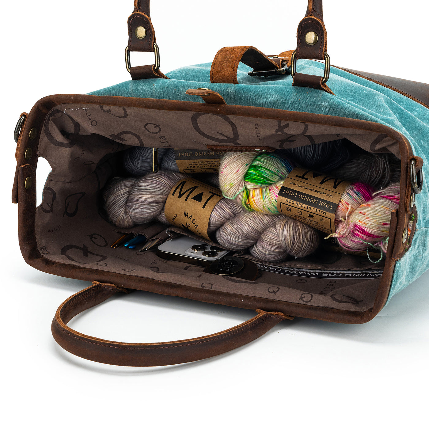 Maker's Canvas Satchel | Teal