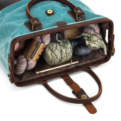 Maker's Canvas Satchel | Teal