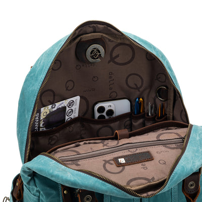 Maker's Canvas Backpack | Teal