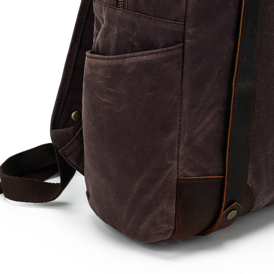 Maker's Canvas Backpack | Cocoa | dellaQ.com – della Q Retail