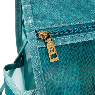 Maker's Tall Mesh Tote | Teal