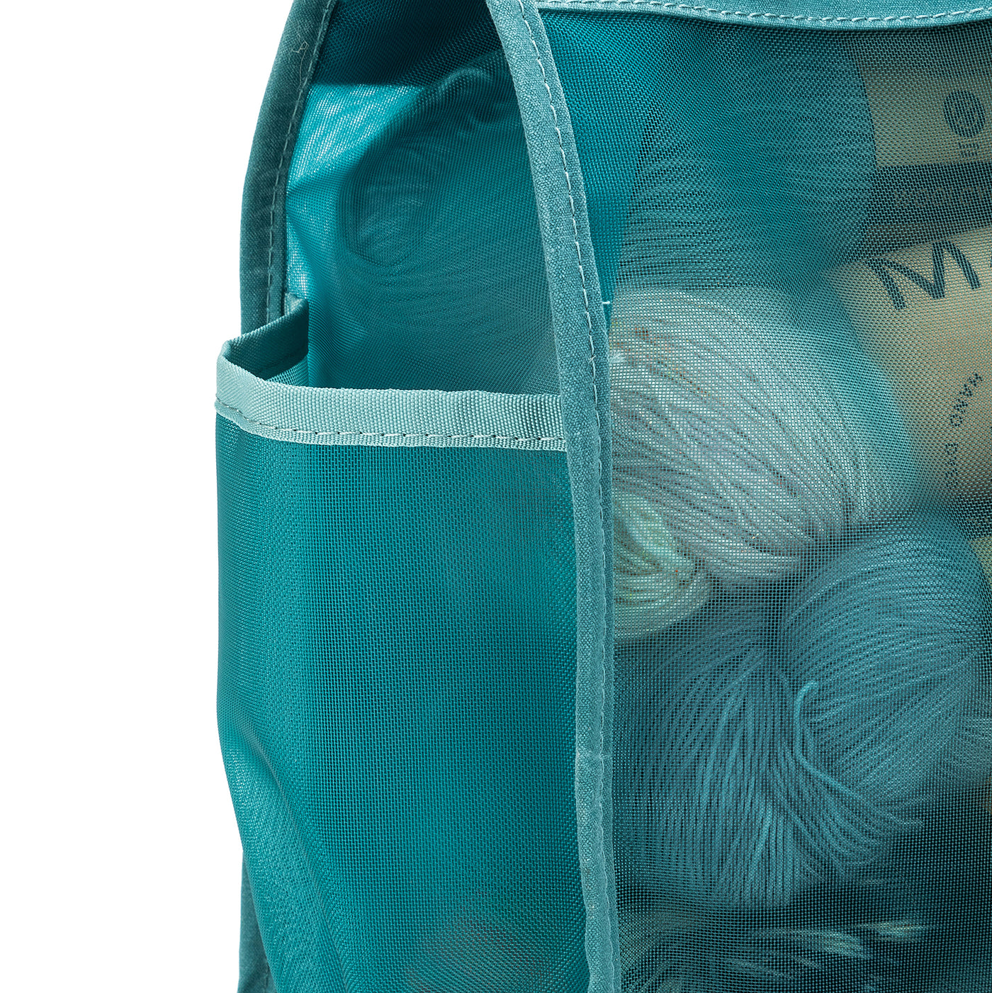 Maker's Tall Mesh Tote | Teal