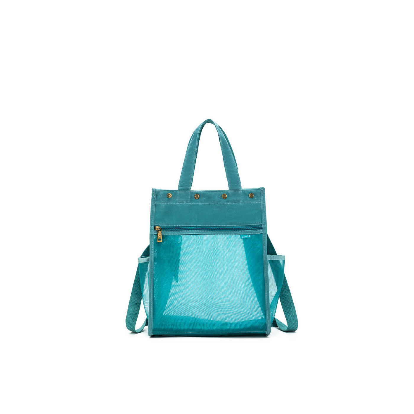 Maker's Tall Mesh Tote | Teal