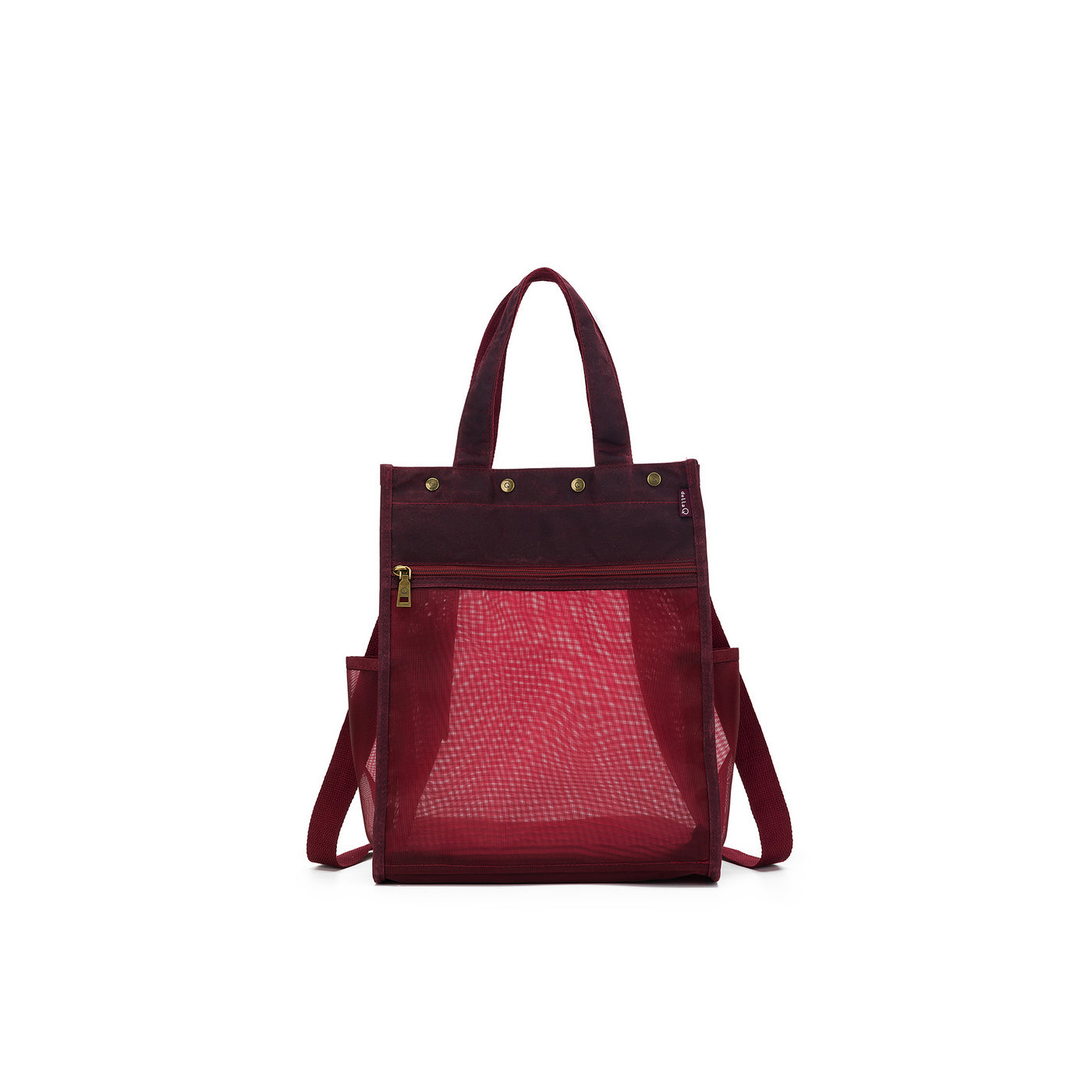 Maker's Tall Mesh Tote | Red