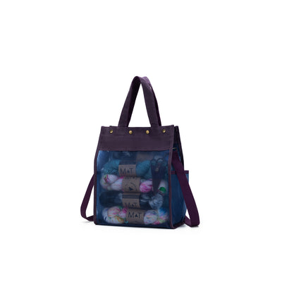 Maker's Tall Mesh Tote | Purple