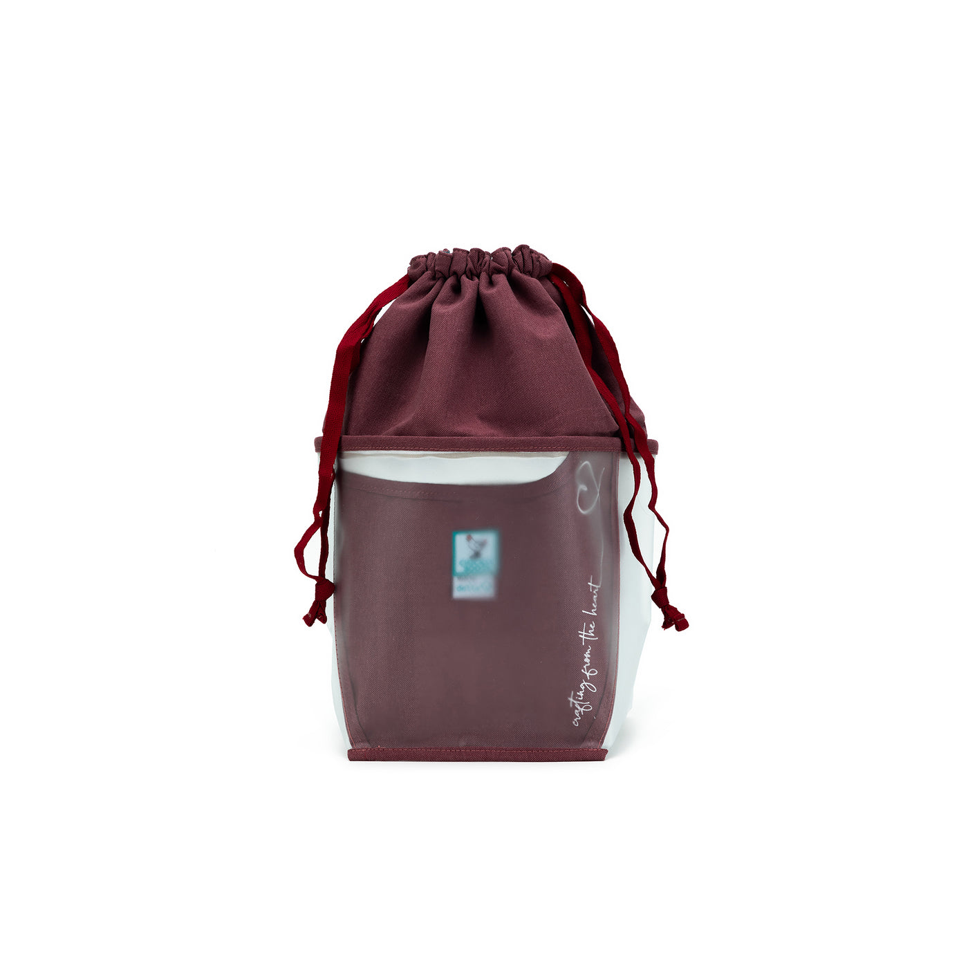 Chicken Boots x della Q Double Double Project Bag | Wine