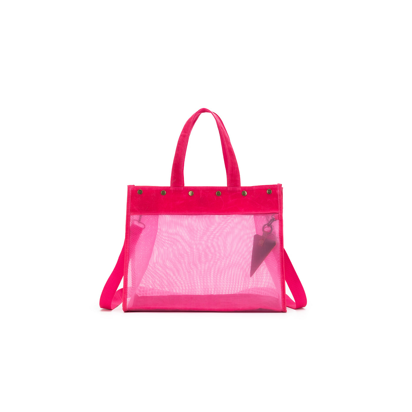 Maker's Mesh Tote | Vivid Rose