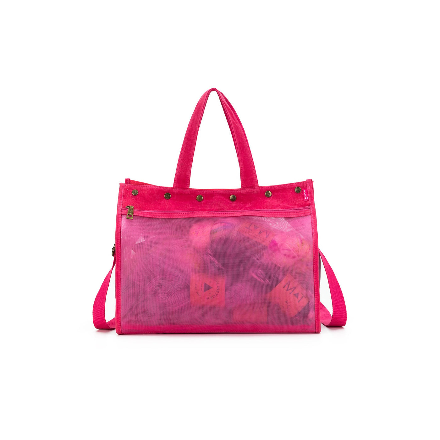 Maker's Mesh Tote | Vivid Rose