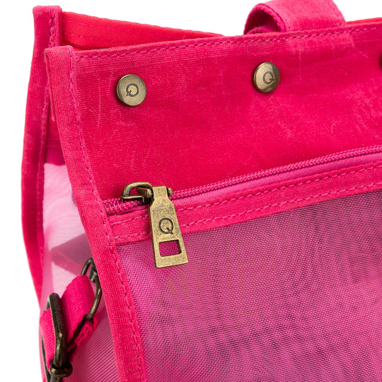 Maker's Mesh Tote | Vivid Rose – della Q Retail