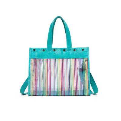 Rainbow Maker's Mesh Tote | Ocean