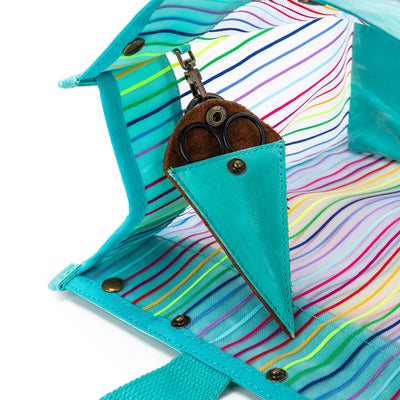 Rainbow Maker's Mesh Tote | Ocean