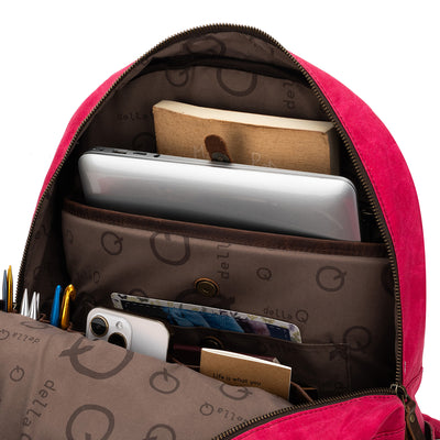 Maker's Canvas Backpack | Vivid Rose