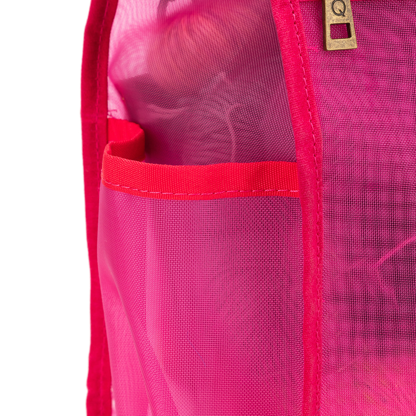Maker's Tall Mesh Tote | Vivid Rose