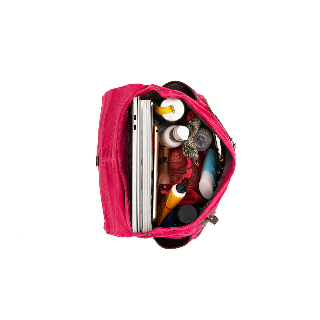 Maker's Midi Backpack | Vivid Rose | dellaQ.com – della Q Retail