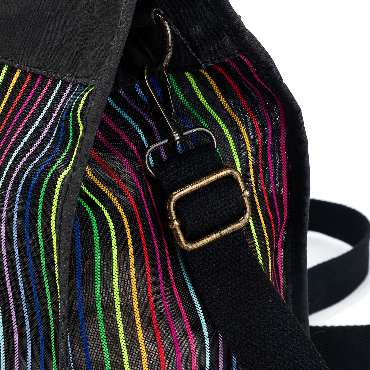 Rainbow Maker's Mesh Tote | Black
