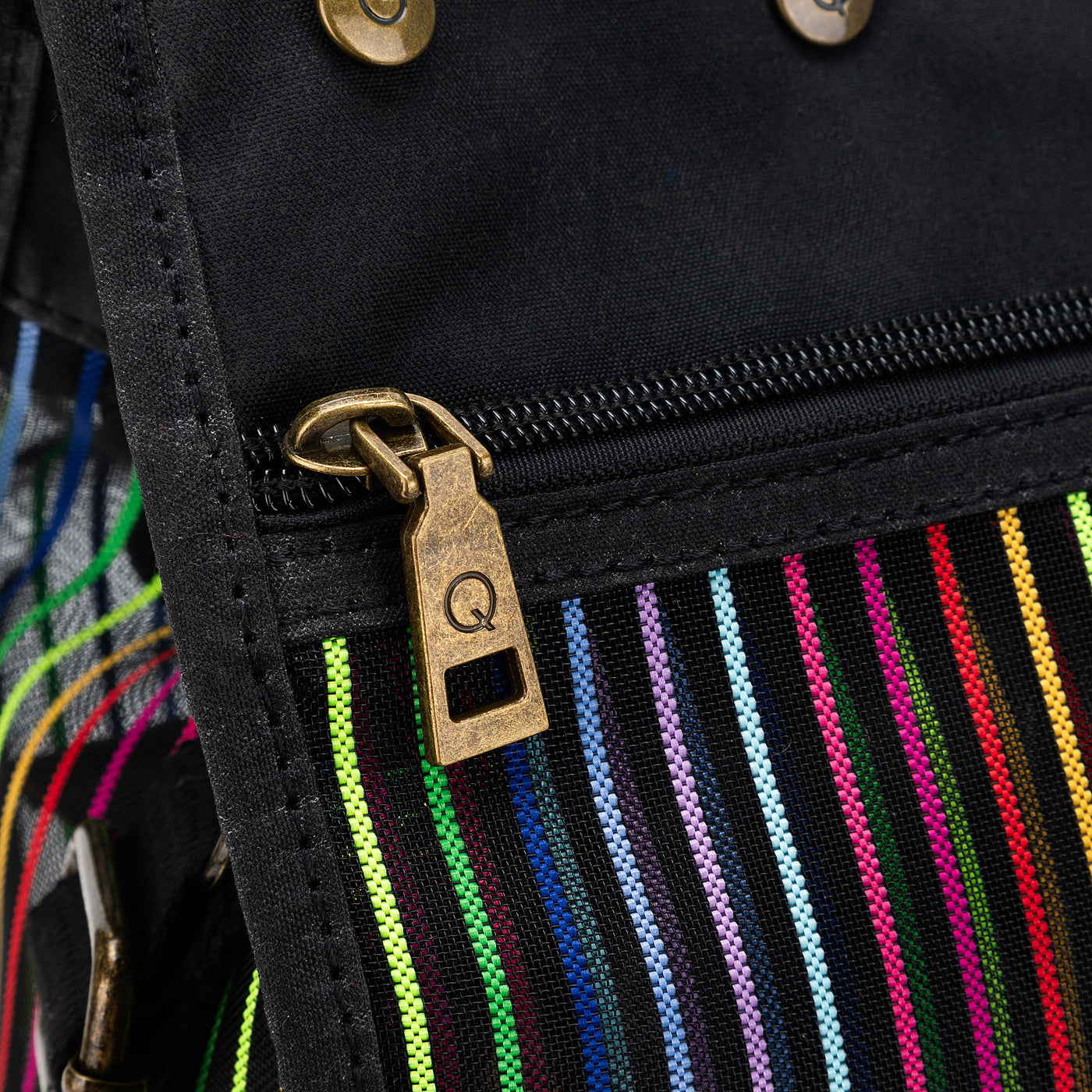 Rainbow Maker's Mesh Tote | Black