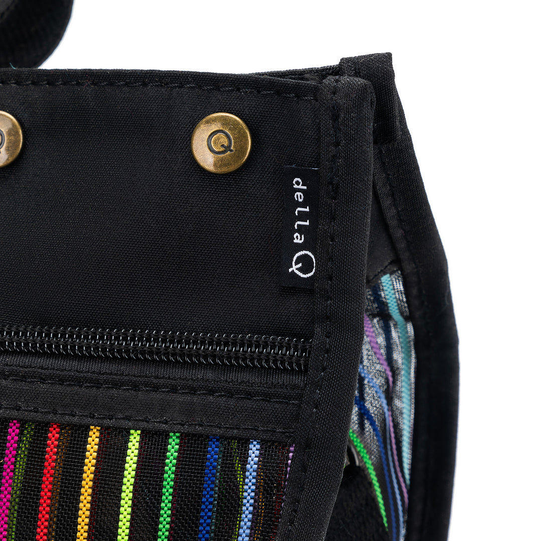 Rainbow Maker's Mesh Tote | Black | dellaQ.com – della Q Retail