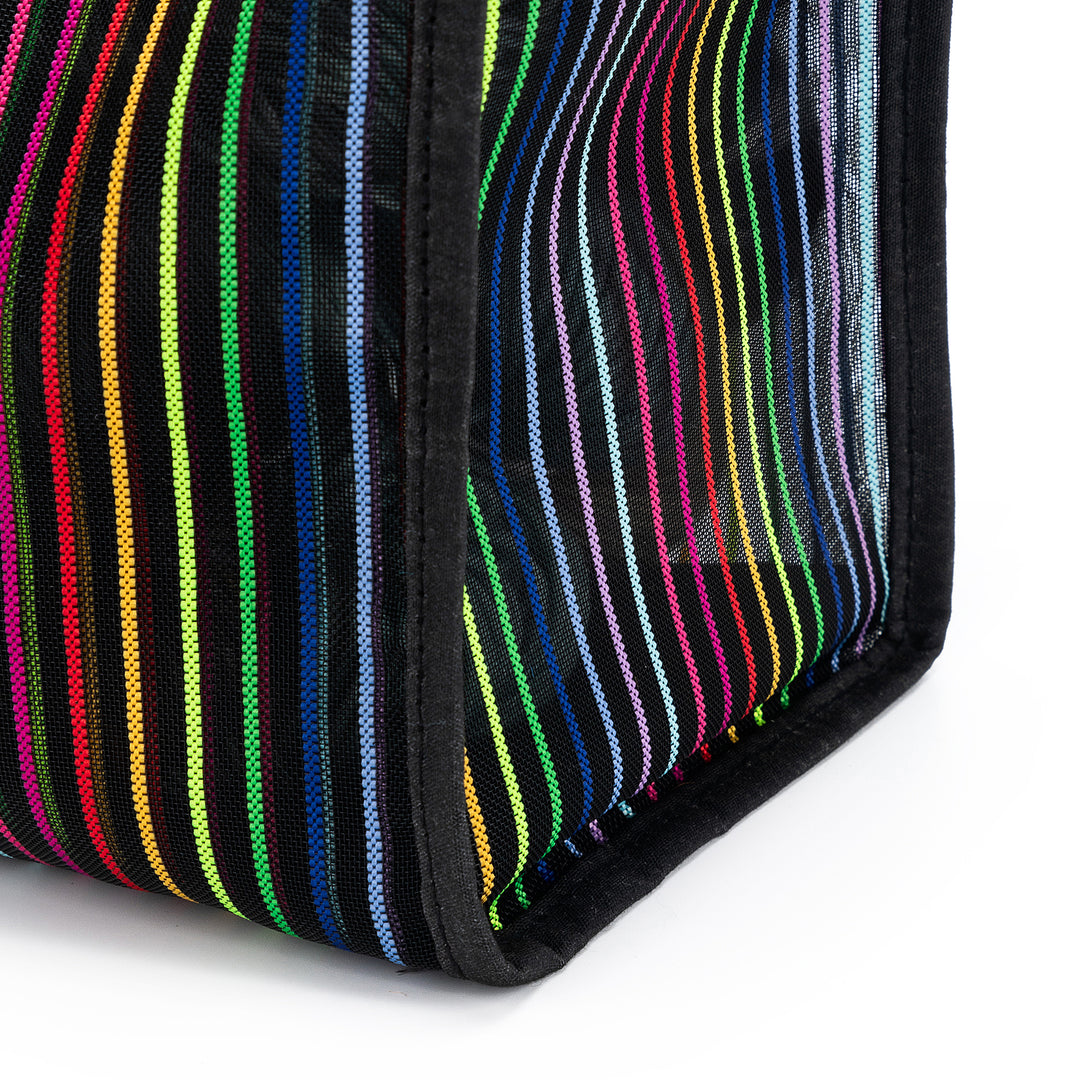 Rainbow Maker's Mesh Tote | Black | dellaQ.com – della Q Retail