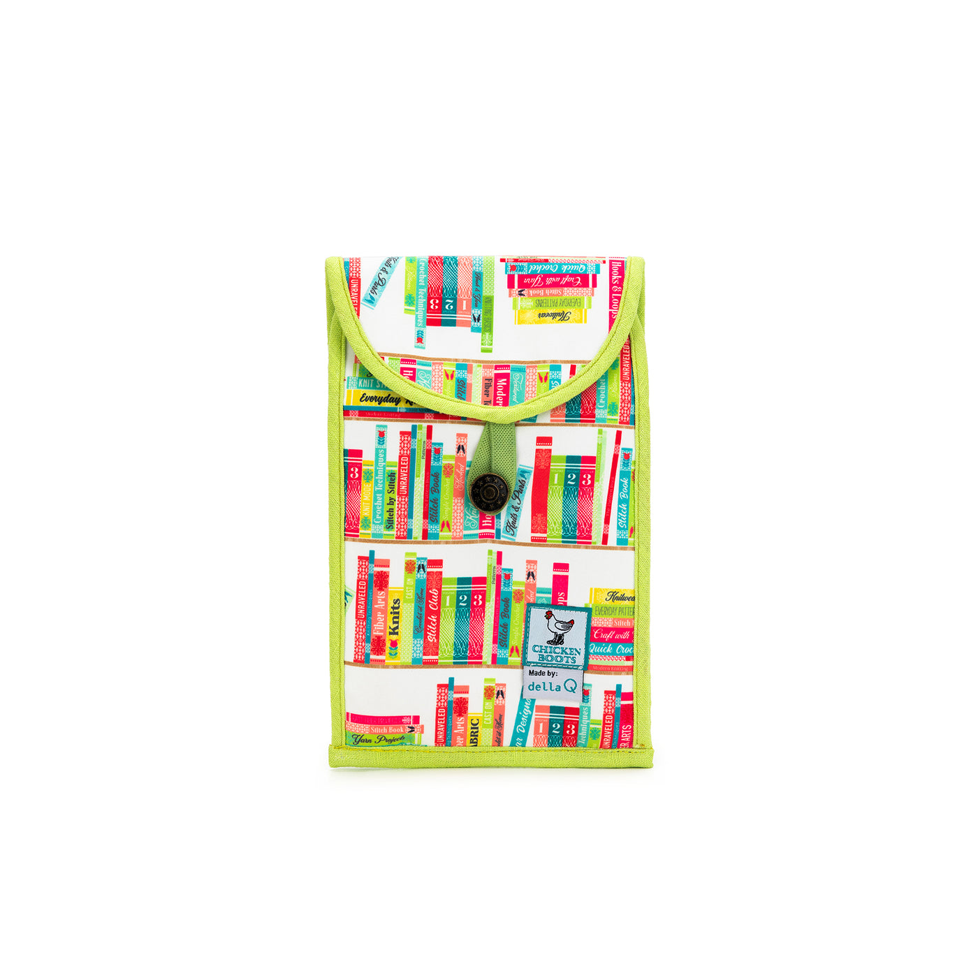 Chicken Boots x della Q Accordion Circular Needle Pouch | Linen Library