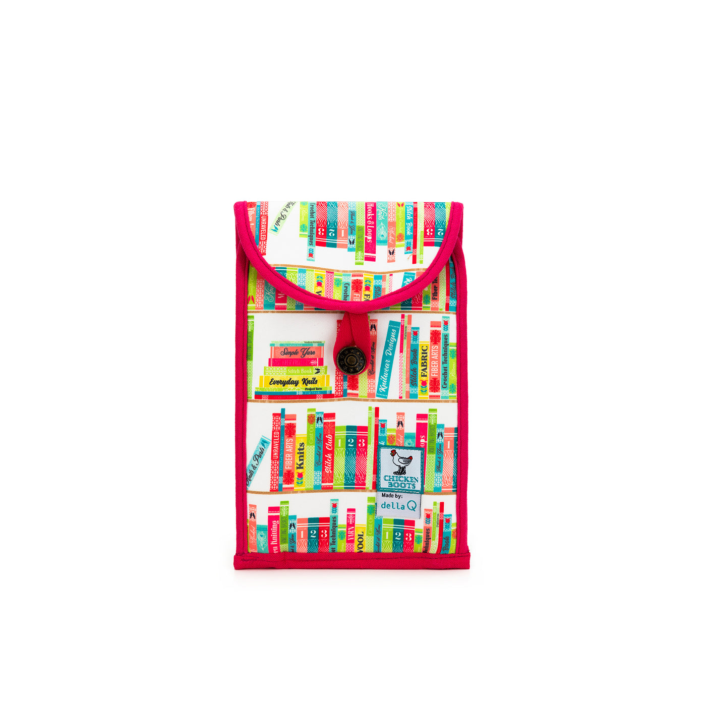 Chicken Boots x della Q Accordion Circular Needle Pouch | Linen Library