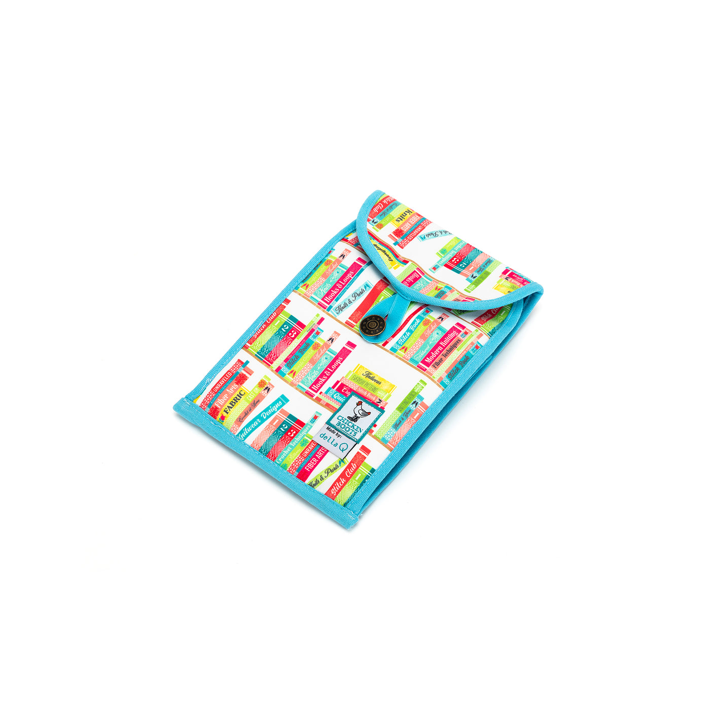 Chicken Boots x della Q Accordion Circular Needle Pouch | Linen Library