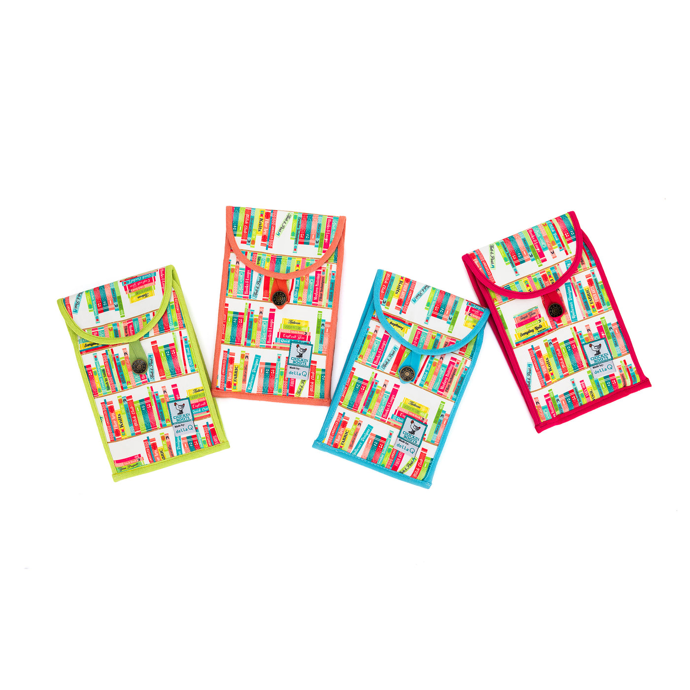 Chicken Boots x della Q Accordion Circular Needle Pouch | Linen Library