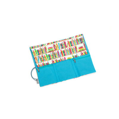 Tri-Fold Circular Needle Case | Linen Library