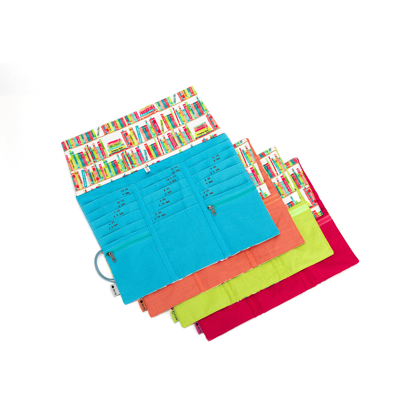 Tri-Fold Circular Needle Case | Linen Library