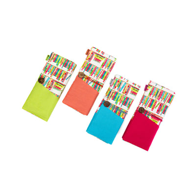 Tri-Fold Circular Needle Case | Linen Library