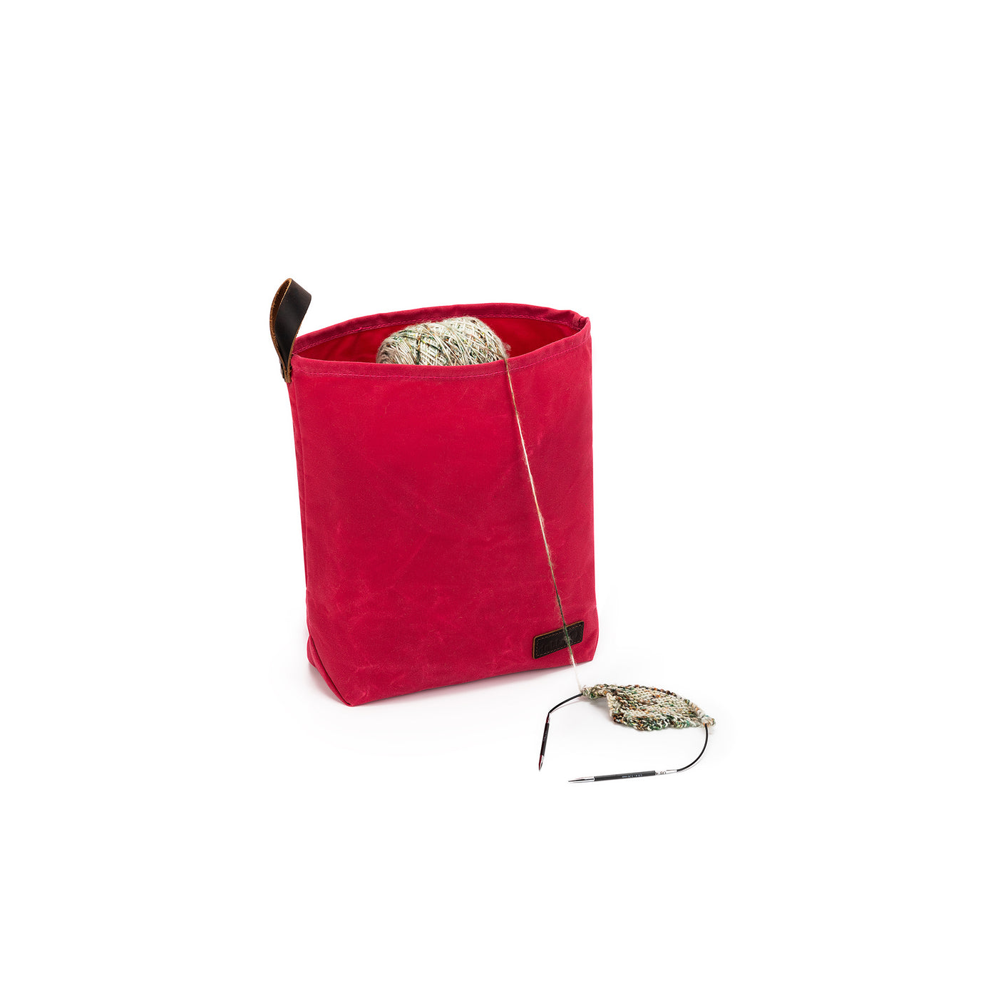 Maker's Canvas Knit Sacks (Set of 2) | Vivid Rose