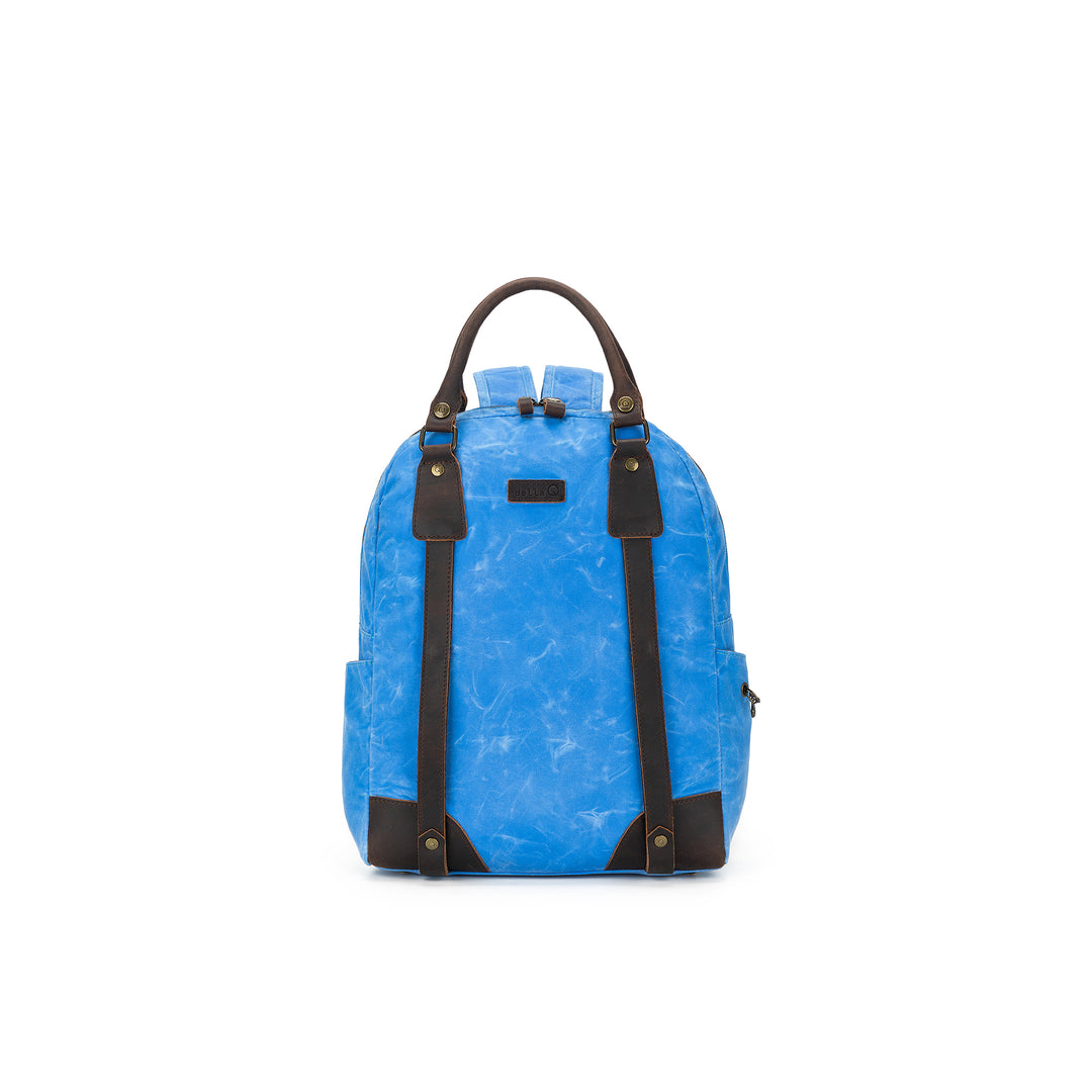 Maker's Canvas Backpack | Azure | dellaQ.com – della Q Retail