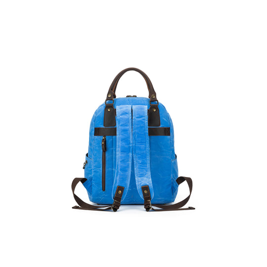 Maker's Canvas Backpack | Azure | dellaQ.com – della Q Retail