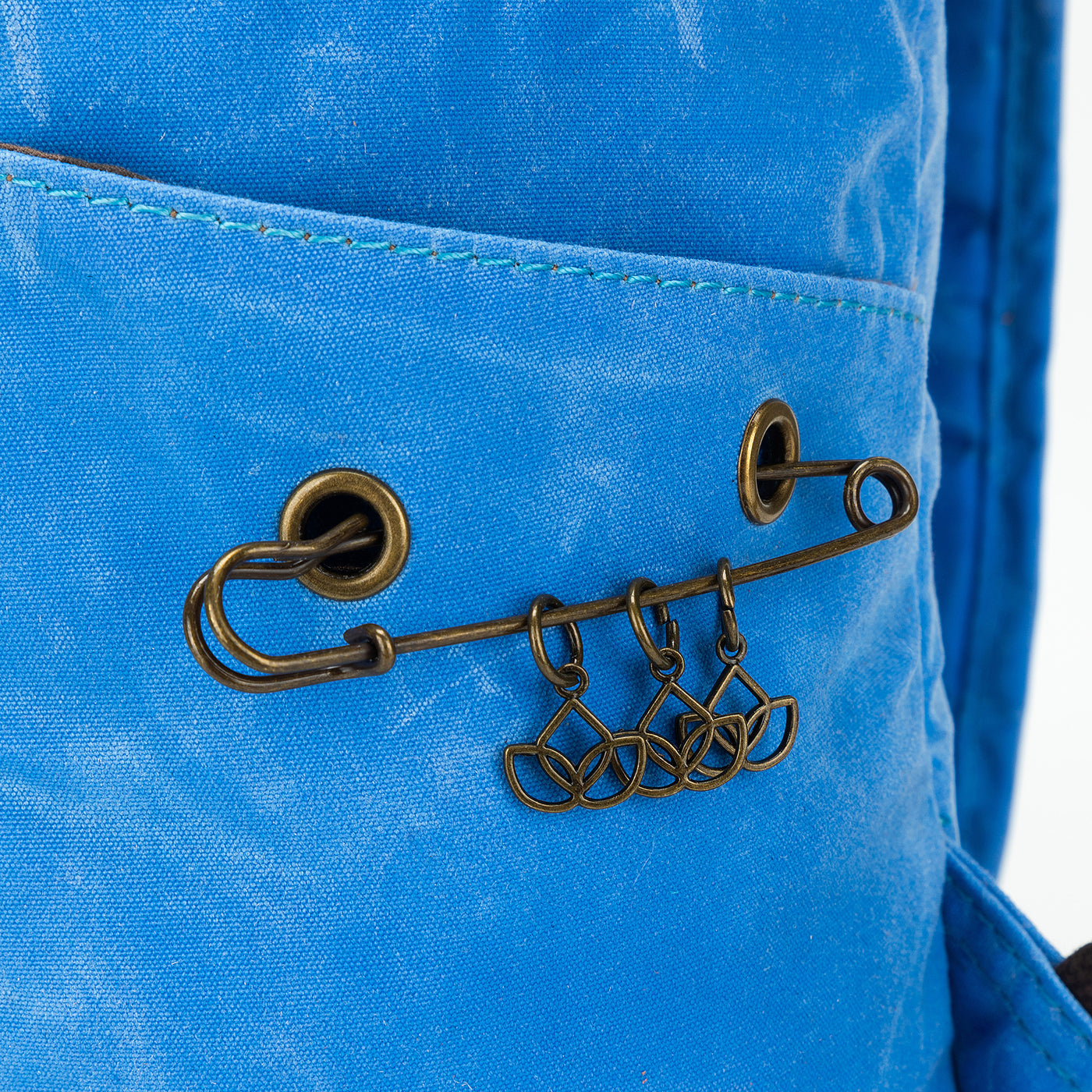 Maker's Canvas Backpack | Azure | dellaQ.com – della Q Retail