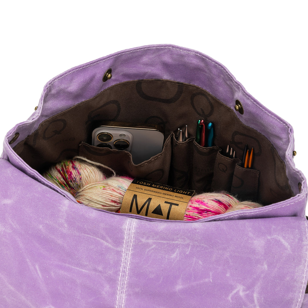 Maker's Midi Backpack | Violet | dellaQ.com – della Q Retail
