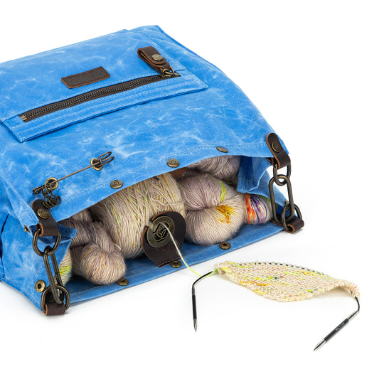 Maker's Canvas Rucksack | Azure | dellaQ.com – della Q Retail