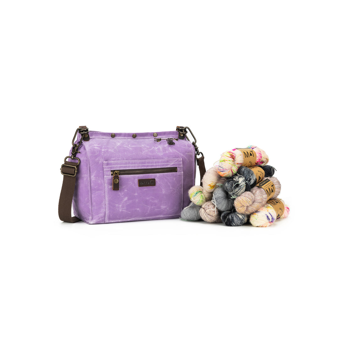 Maker's Canvas Rucksack | Violet | dellaQ.com – della Q Retail