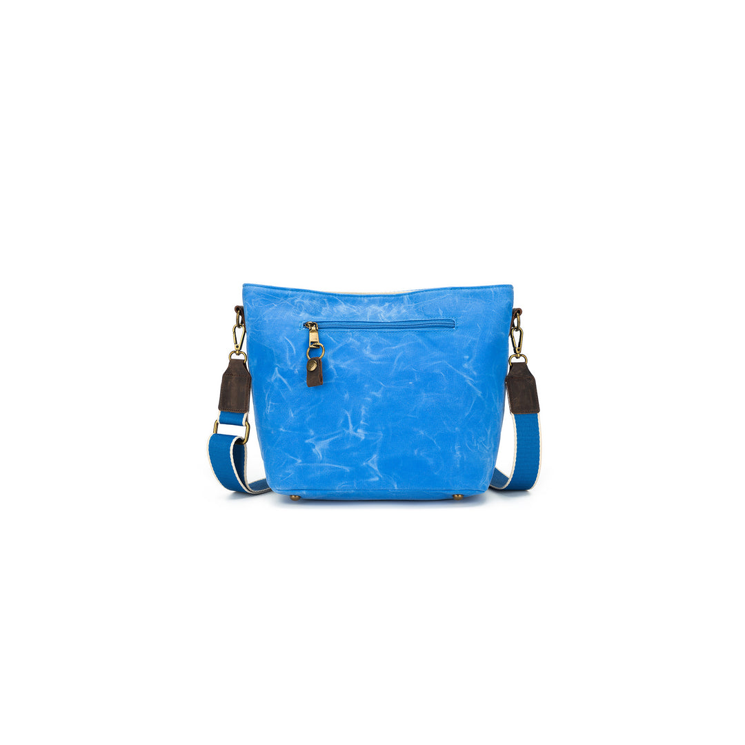 Maker's Canvas Daily Mini Bag | Azure | dellaQ.com – della Q Retail
