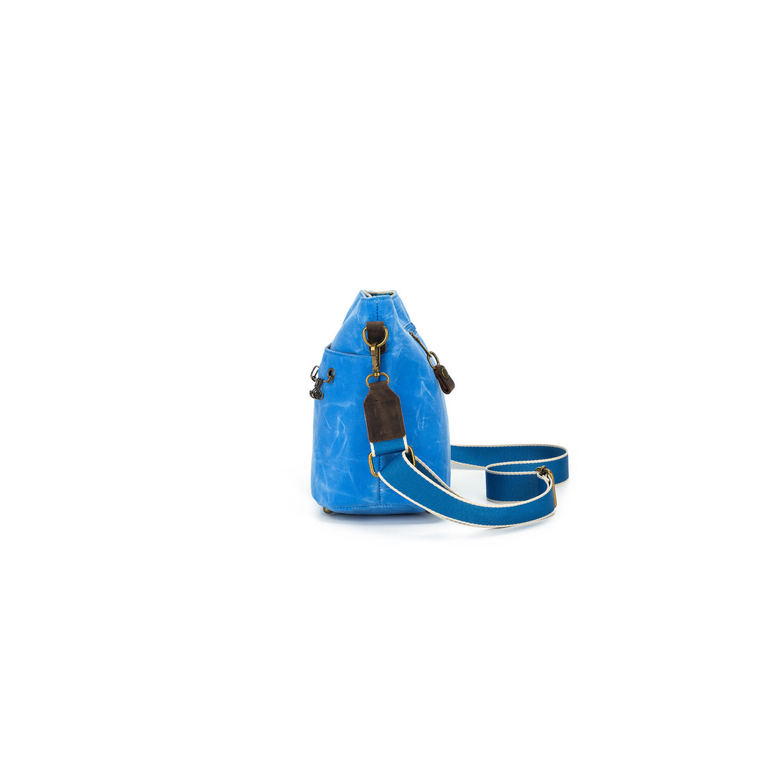 Maker's Canvas Daily Mini Bag | Azure | dellaQ.com – della Q Retail